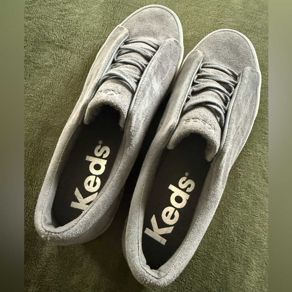 Keds Women's Gray Suede Sneakers